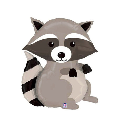 Woodland Creatures Raccoon Shape Balloon - Foil