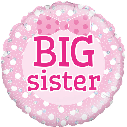 Big Sister Holographic baby - 18" Foil