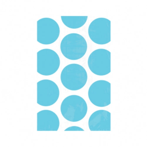 Sweet Treat Bags Caribbean Blue Polka Dots - (10ct)