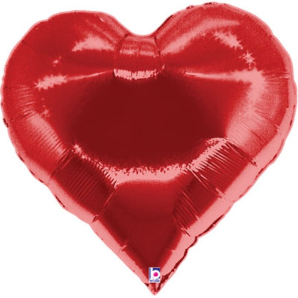 Casino Heart Supershape Balloon - Foil 35"