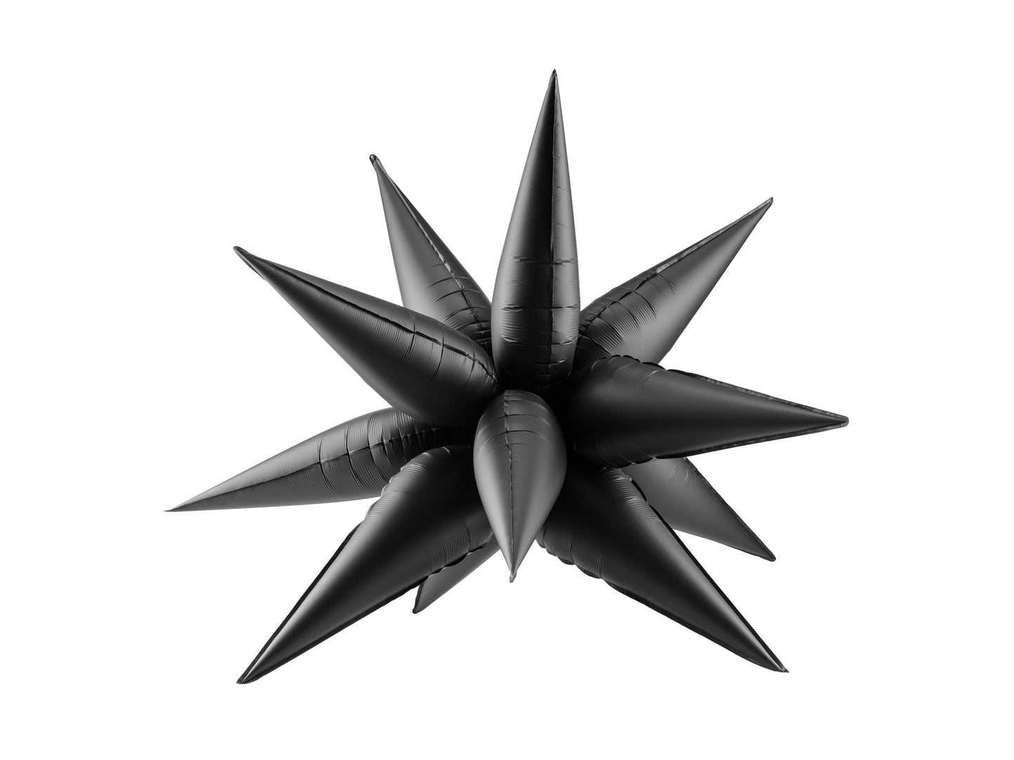 Black Star 3D Balloon Air-fill Only - 70cm Foil