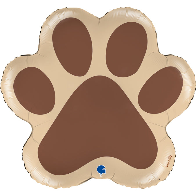 Dog Paw Supershape Balloon - 24″/61cm Foil