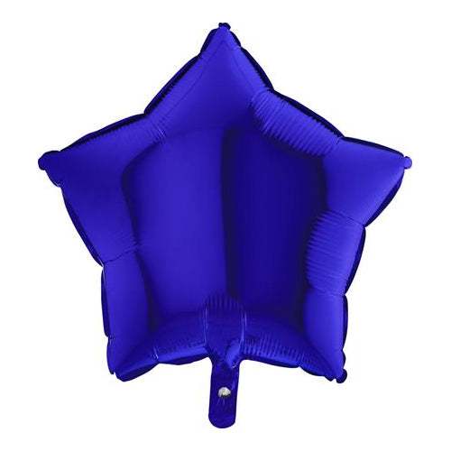 Blue Capri Star Balloon - 18" Foil