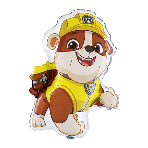 PAW PATROL RUBBLE Mini Shape Air-Filled Balloon – Foil 14"