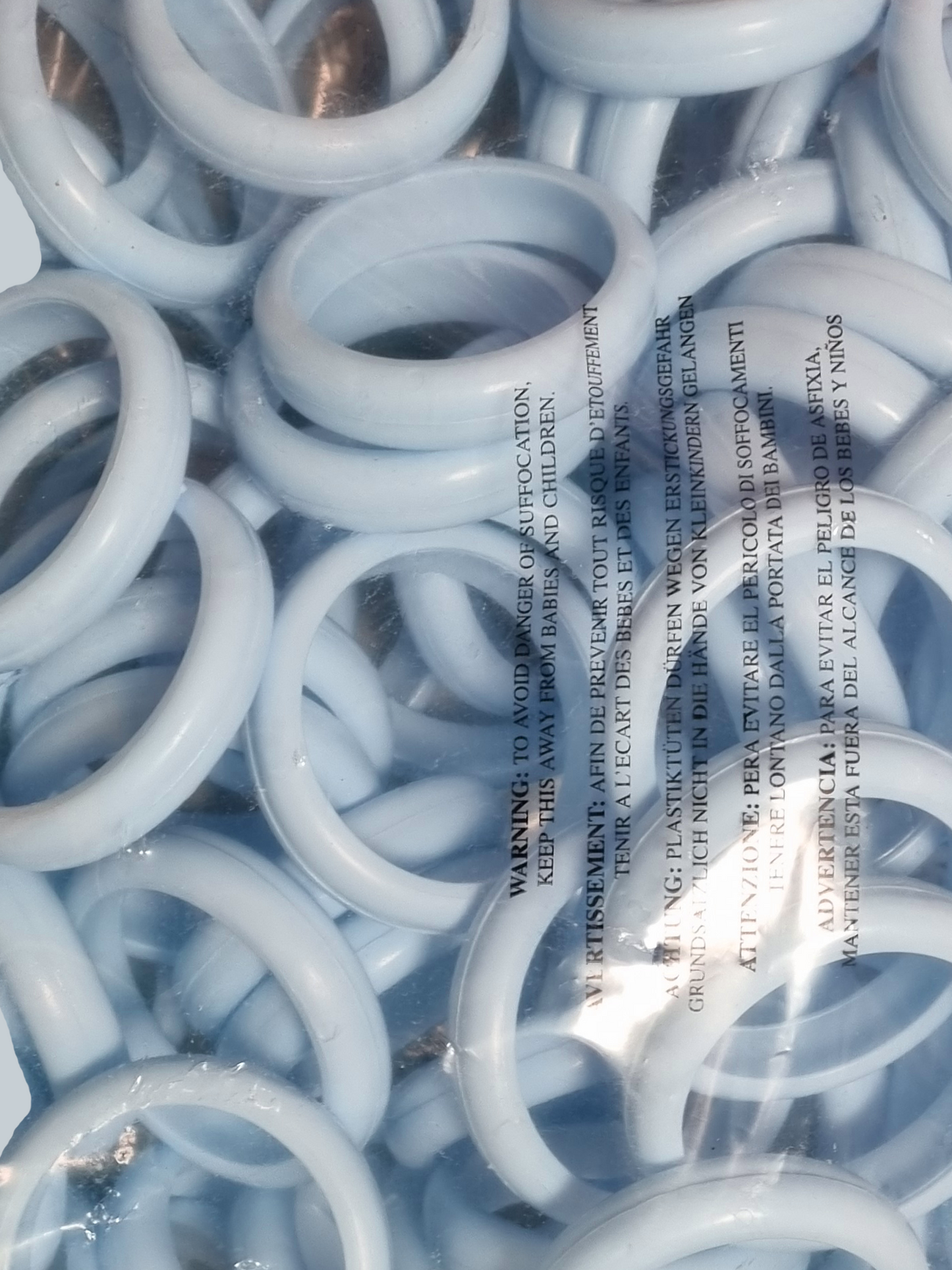 Balloon Bangle Weights Pale Blue - (100 Bag) 19gm