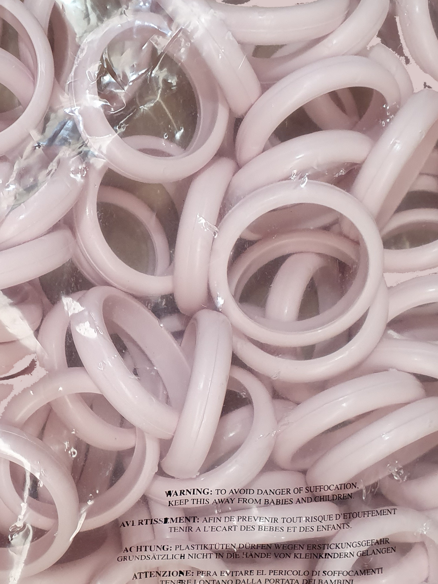 Balloon Bangle Weights Pale Pink - (100 Bag) 19gm