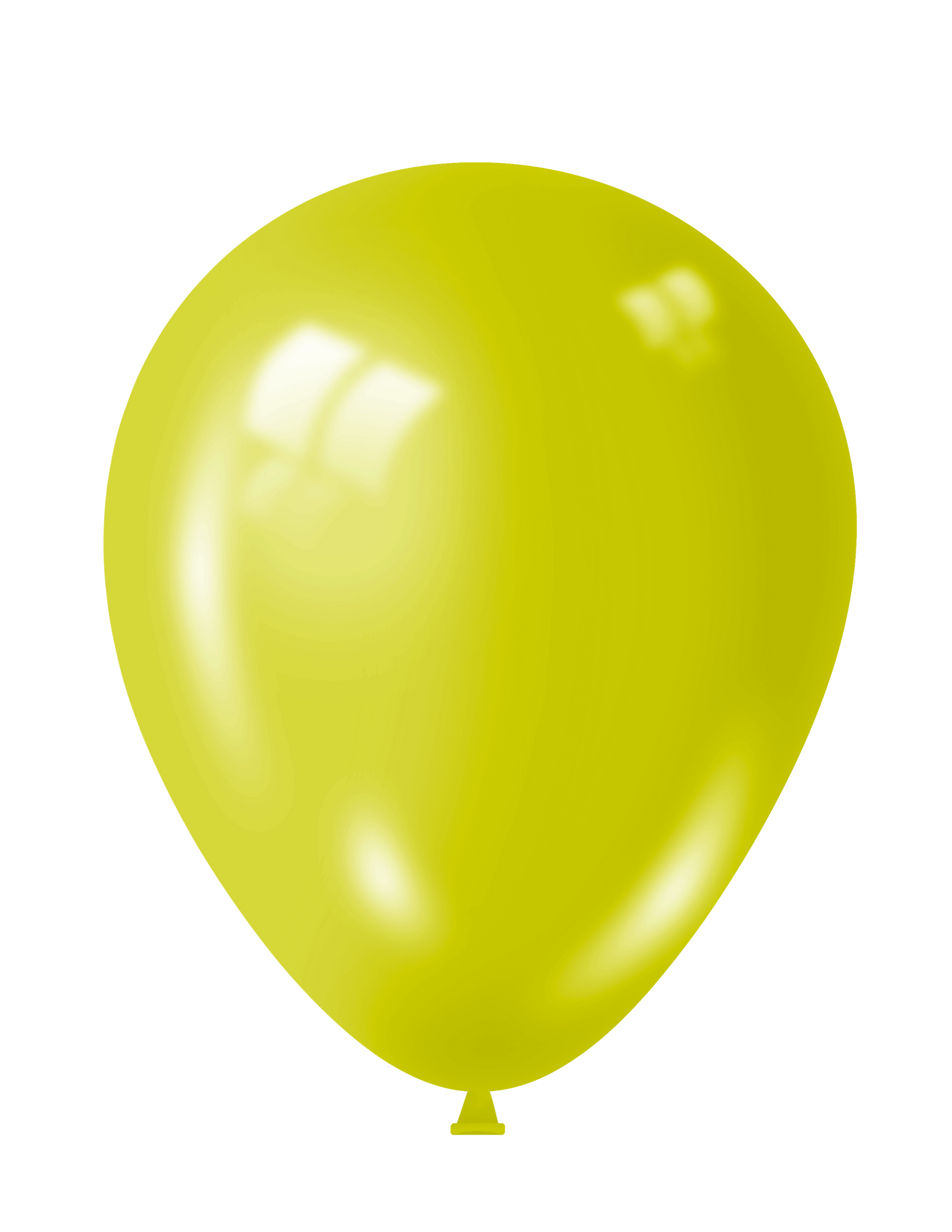 Metallic YELLOW Balloons -12" Latex (100ct)
