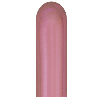 Mauve Chrome Modelling Balloons - 260Q Latex (100ct)