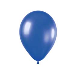 Metallic Solid 540 Blue Balloons - 5" Latex (100ct)