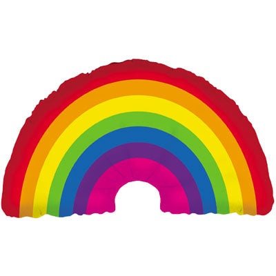 Rainbow Supershape Balloon - Foil 36"