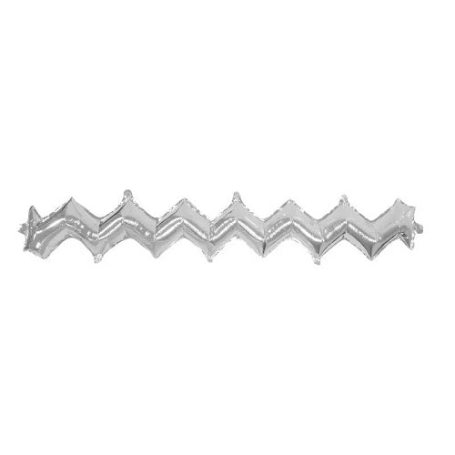Silver Zig Zag Wall With Valve - (1ct)