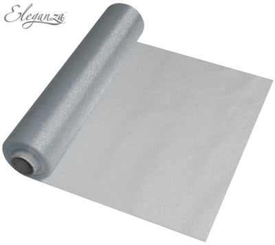 Silver Soft Sheer Organza