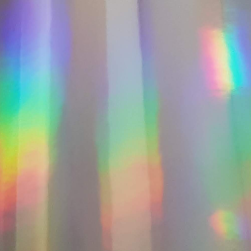Indoor Silver Iridescent Vinyl - (305mm x 1m)