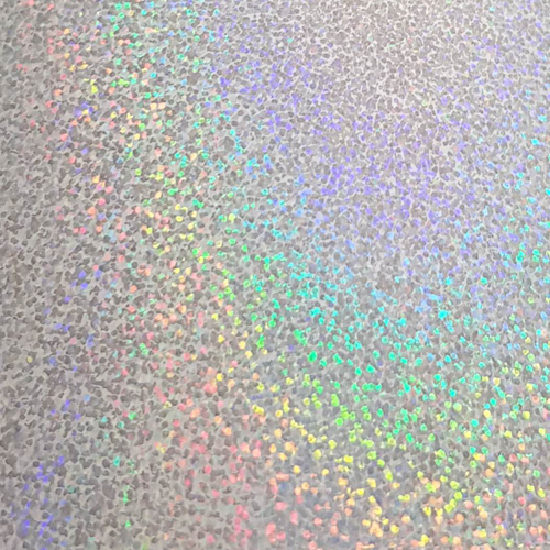 Indoor Smooth Silver Glitter Vinyl - (1m x 305mm)