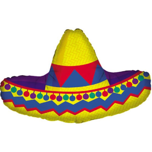 Sombrero Supershape Balloon - Foil
