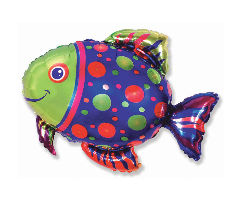 Spot Fish Supershape Balloon - Foil