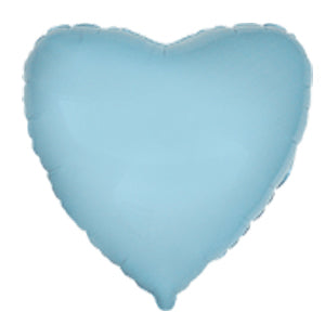 Pastel Baby Blue Heart Balloon - 32" Foil