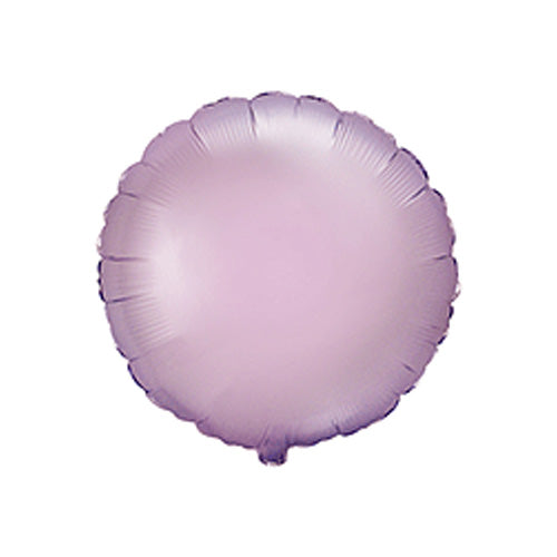 Satin Pastel Lilac Round Balloon - 18" Foil