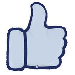 Thumbs Up Supershape Balloon - Foil