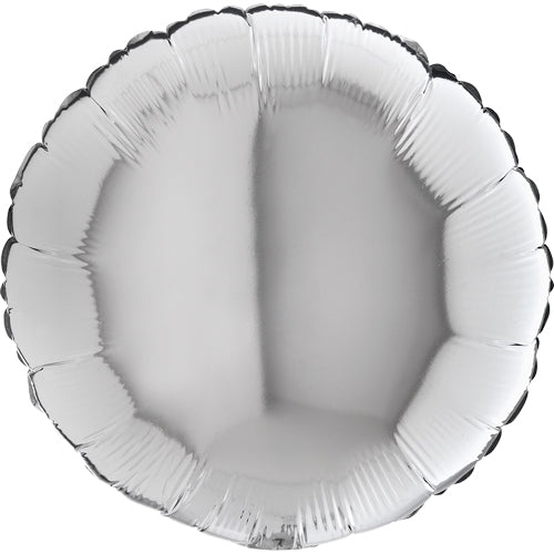 Silver Round Balloon - 18" Foil