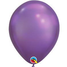 Purple Chrome Balloons - 11" Latex (100ct)