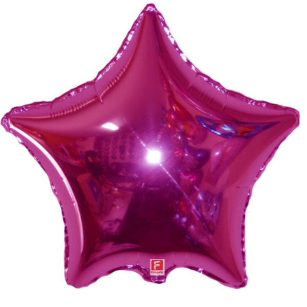 Purple Metallic Star Jumbo Balloon - 32" Foil