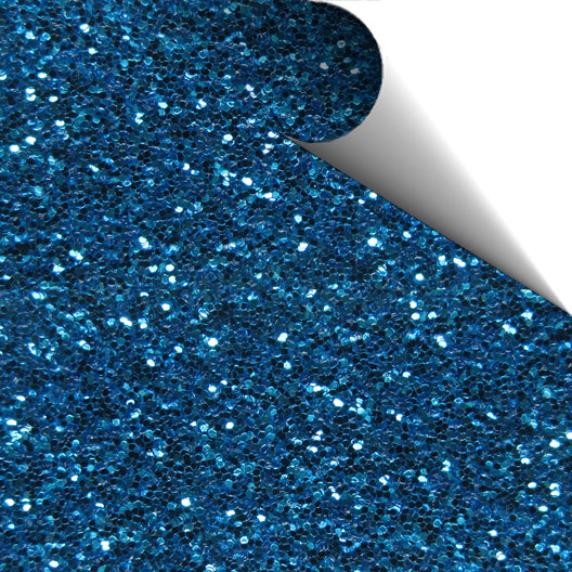 Pearl Glitter Effect Blue Vinyl - 1m X 50cm