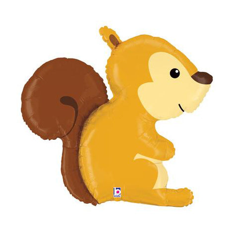 Woodland Creatures Squirrel Supershape Balloon - Foil
