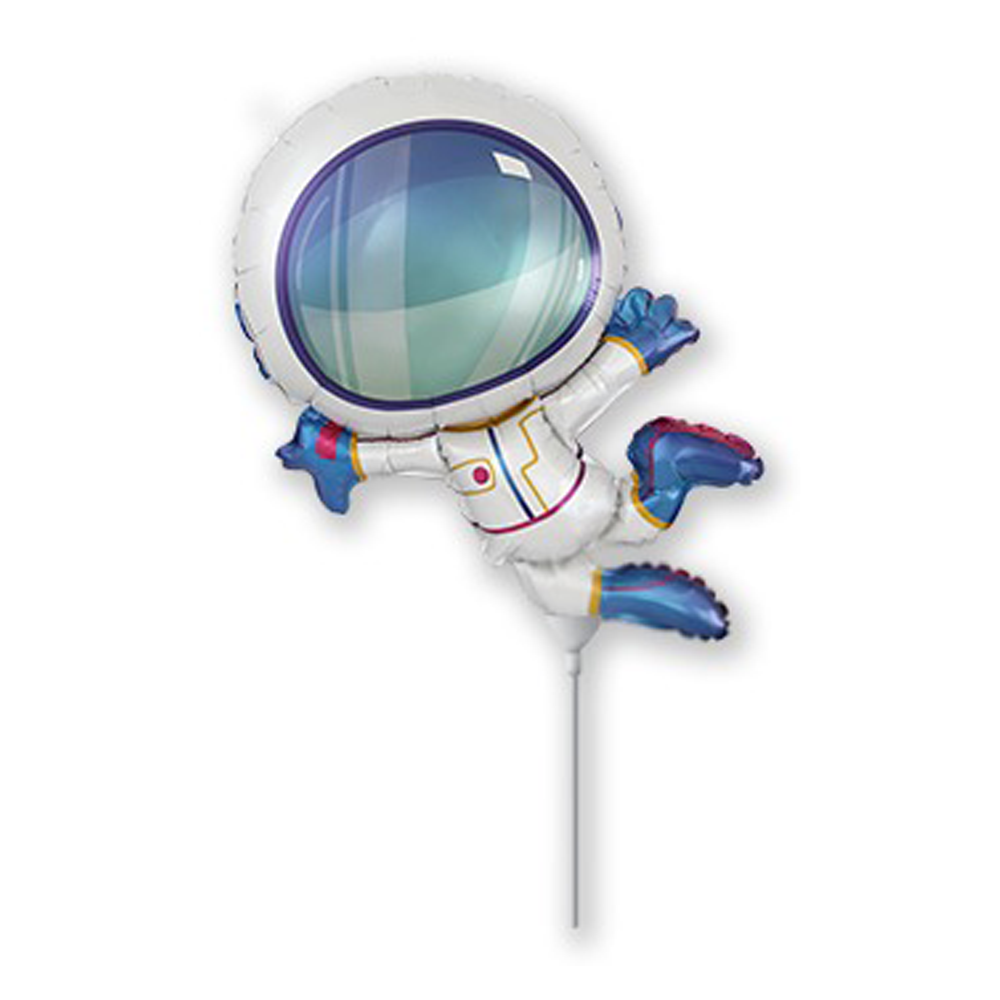 Astronaut Mini Shape Air-Filled Balloon – Foil 14"