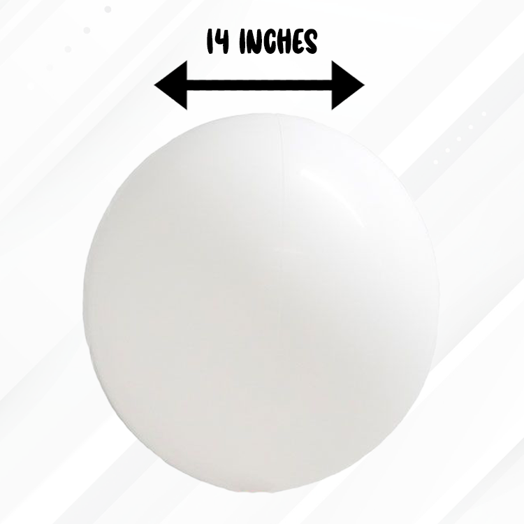 Loon Balls® 35cm (14") Pastel White (1ct)