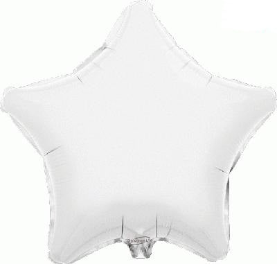 White Star Balloon - 19" Foil