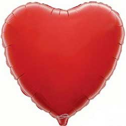 Red Heart Jumbo Balloon - Foil 32"/ 78cm