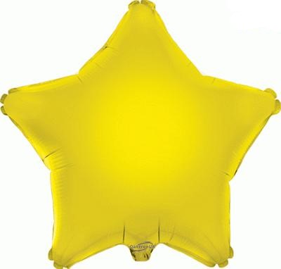 Yellow Star Balloon - 19" Foil