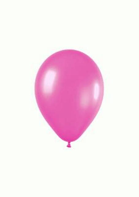 Satin Solid 412 Fuchsia Balloons - 5" Latex (100ct)