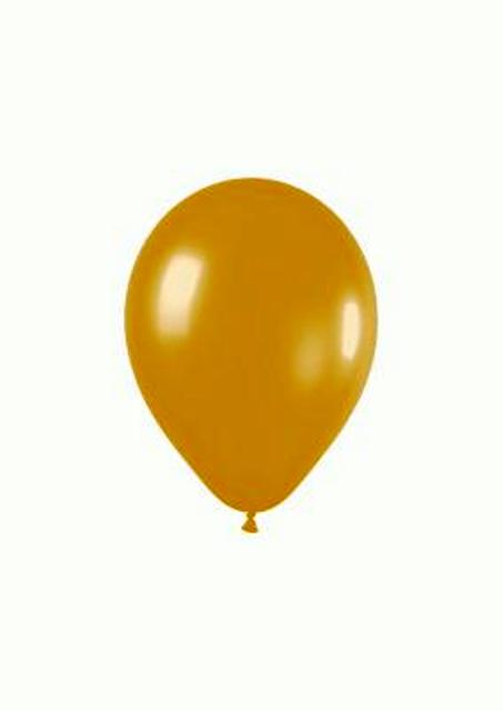 Metallic 570 Gold Balloons - 5" Latex (100ct)