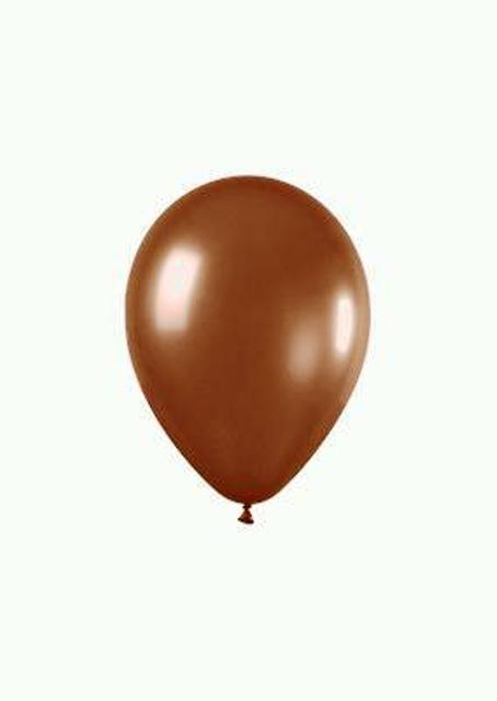 Metallic 576 Chocolate Balloons - 5" Latex (100ct) EOL