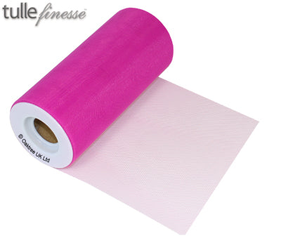 Fuchsia Tulle - (6" x 23m)