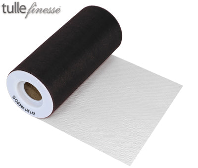 Black Tulle - (6" x 23m)