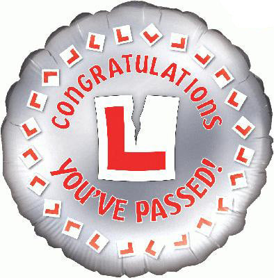 Congratulations You've Passed Balloon - 18" Foil