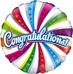 Congratulations Balloon - 18" Foil