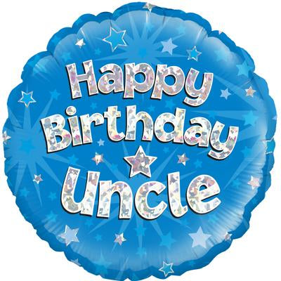 Happy Birthday Uncle Balloon - 18" Foil
