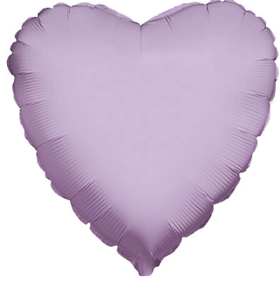 Lavender Heart Balloon - 18" Foil