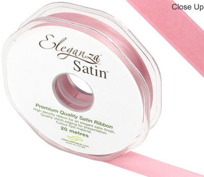 Classic Pink No.07 Double Faced Satin - (15mm x 20m)