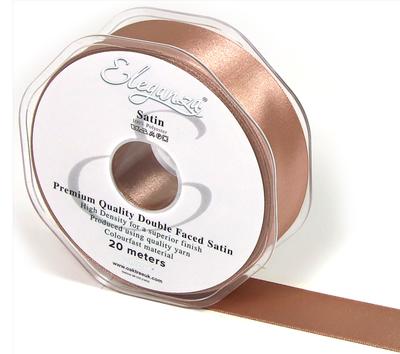 Deep Rose Gold No.88 Double Faced Satin - (25mm x 20m)
