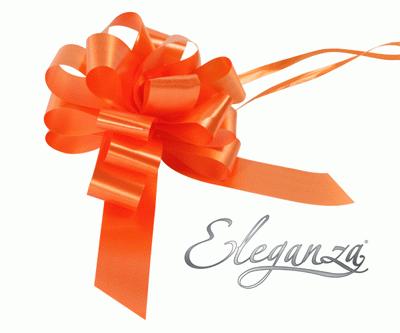 Eleganza Poly Pull Bows No.04 30mm x 30pcs Orange