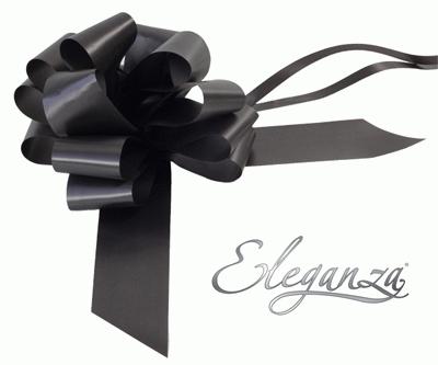Black Poly Pullbows No 20- 50mm (20ct)