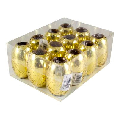 Metallic Gold Curling Ribbon Cops - (5mm x 20m) (1ct)