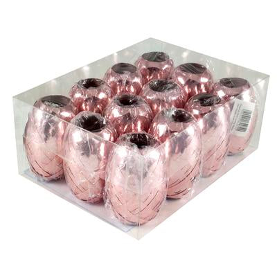 Metallic Rose Gold Curling Ribbon Cops - (5mm x 20m) (1ct)