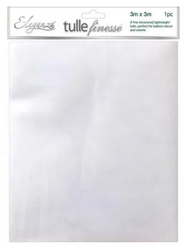 White No. 01 Tulle - (3m x 3m) (1ct)