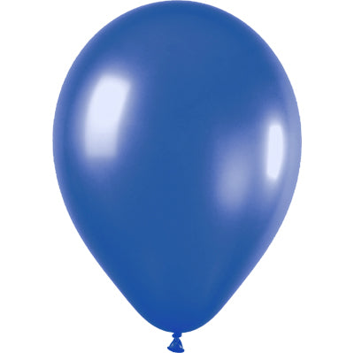 Metallic 540 Blue Balloons - 12" Latex (50ct)